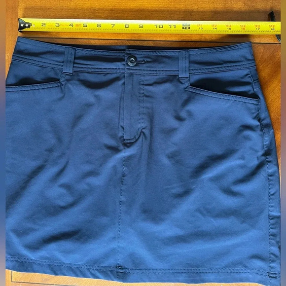 Skort-Eddie Bauer Navy Sport Skort Size 10 - Picture 11 of 12